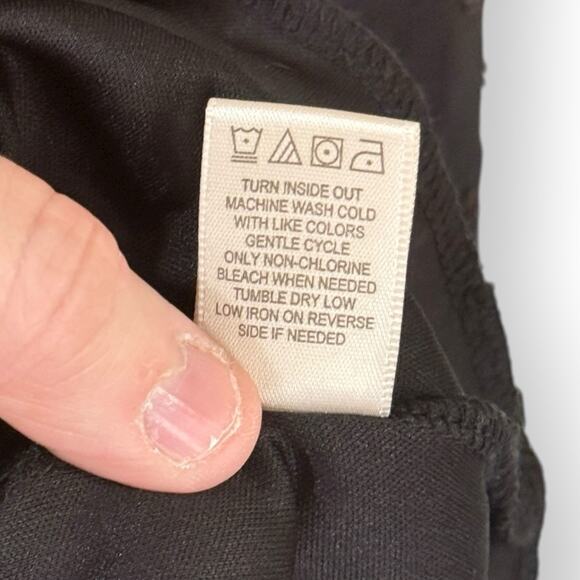 Evolutionary Apparel Black Chiffon Swiss Dot Mini Dress Size L Sleeveless V-Neck - Picture 5 of 11